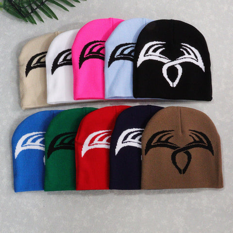 Cross-border Hot Selling New Knitted Hat Antlers Woolen Cap