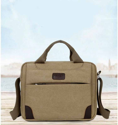 Casual Canvas Men's One-shoulder Messenger Bag