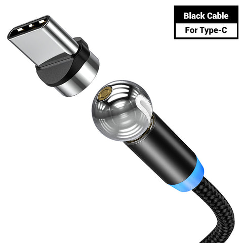 Compatible with  , 360 degree rotation of magnetic charging cable