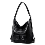 New Middle Aged Lady Messenger Bag Female Soft Leather Shoulder Bag