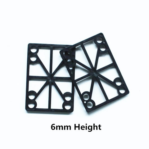 Increased shock absorber gasket for skateboard rubber