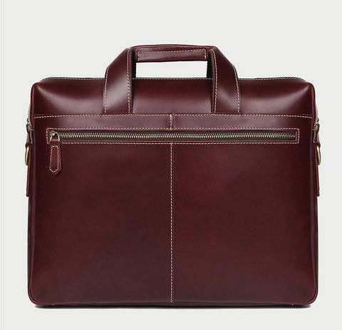 Business Briefcase 15 Inch Computer Bag Head Layer Cowhide Men's Handbag