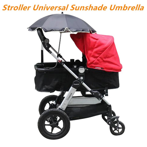 360 Degrees Pram Umbrellas Cart Accessories Adjustable Stroller Umbrella