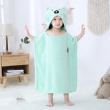 Infant Baby Bathing Hooded Bath Towel Cloak Cloak