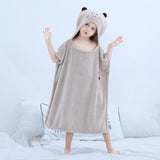 Infant Baby Bathing Hooded Bath Towel Cloak Cloak