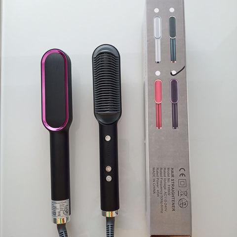 Internal Buckle Straightening Comb And Curling Iron Dual