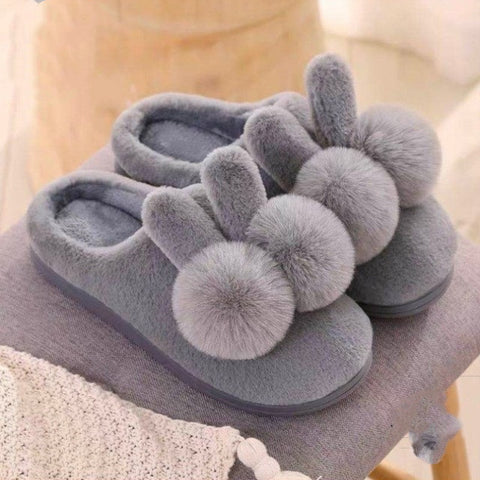 Cuhk Pantoufles Dhiver En Coton Pour Enfants, Pour  Et Filles, Une Famille De Trois Parents, En Peluche, Chaussures Chaudes