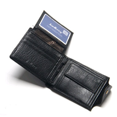 European and American casual men's wallet multi-function short wallet