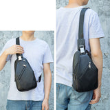 Men's Fashion Genuine Leather Shoulder Messenger Bag