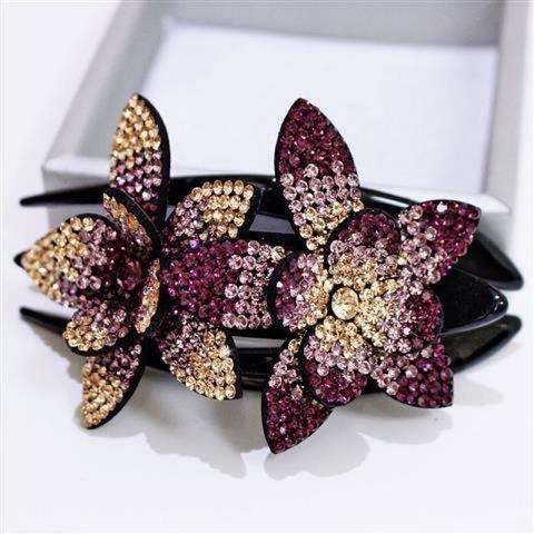 Elegant flower hairpin