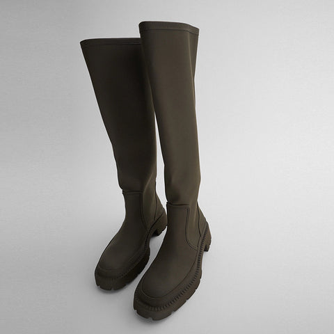 Retro but knee boots women's knight boots