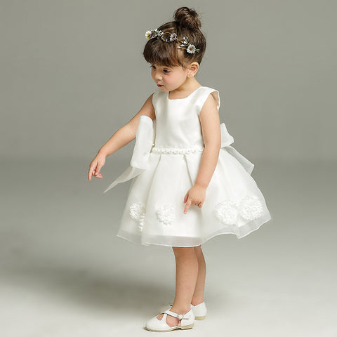 Maggie baby girl baby banquet Wedding Dress Skirt Girl Flower Princess Wedding Dress Dress Tutu