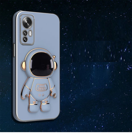 Creative Electroplating Astronaut Bracket Anti-fall Protective Cover