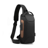 USB Charging Business Shoulder Chest Bag