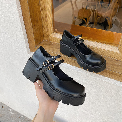 Summer New Ins Trend Japanese Lolita Small Leather Shoes