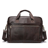 Men's Business Cowhide Laptop Bag