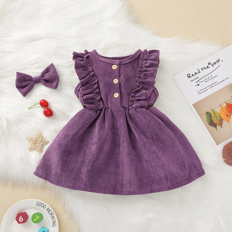 Summer Tops 0-9Y Lovely Baby Dresses Skirts Kids Girls Dress