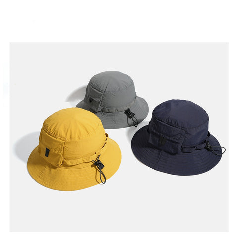 Outdoor Mountaineering Camping Can Store Bucket Hat Quick-drying Sun Protection Hat