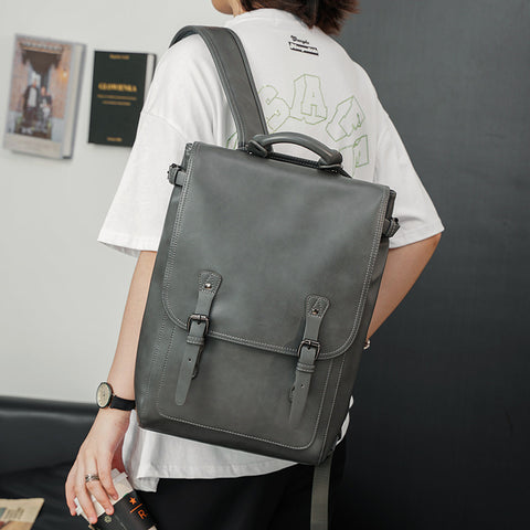 Fashionable Shoulder Black Grey Backpack For Men