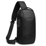 Crossbody anti-theft waterproof charging chest bag