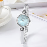 Simple Design Small Exquisite Round Dial Bangle Watch Quartz Watch