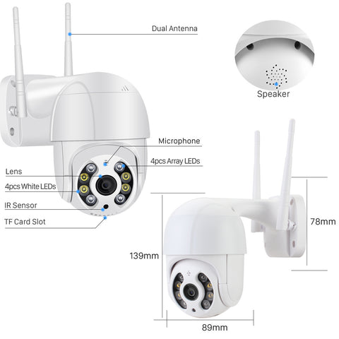 Wireless WiFi surveillance camera