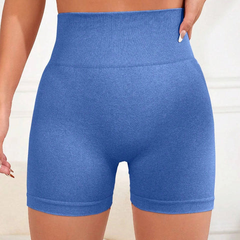 Ladies' High Waist Pants Hip Lifting Three-point Yoga Shorts