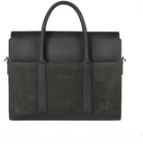 Men's Briefcase Cowhide Computer Messenger Business Bag