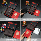 Leather Mobile Phone Holder Wallet Multi-function Anti-theft Chain