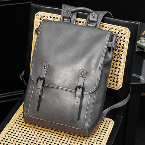 Fashionable Shoulder Black Grey Backpack For Men