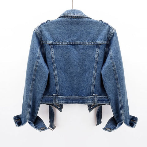 Short Sports Cotton Denim Coat