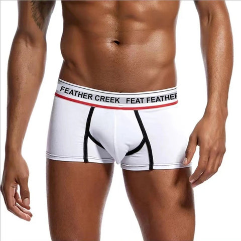 Men's U-shaped Bag Underwear Solid Color Boxers