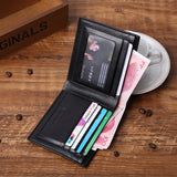 Men's Fashionable Casual Crocodile Print Wallet