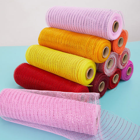 10 Inch X10 Yard PP Mesh Roll Garland Material