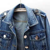 Short Sports Cotton Denim Coat