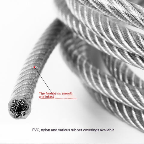 304 Stainless Steel Invisible Anti-theft Protecting Wire Net Steel Wire Coated Rope Steel