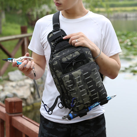 Cross-body Belt Fanny Pack Backpack Fishing Rod Bag Special Backpack Large Equipment