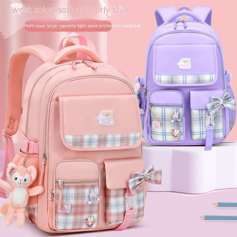 Children's Large Capacity Lightweight Cartoon Cute Backpack