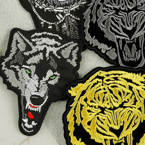 Computer Animal Wolf Patch Shoes And Hats Box Accessories