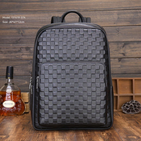 Large Capacity Genuine Leather Fashion High-grade Men's Bag